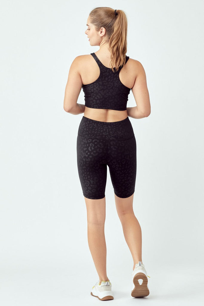 2 Piece Fringed Leopard Pattern Active Set - annva-usa